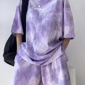 Women's Tie-Dye Pajama Set