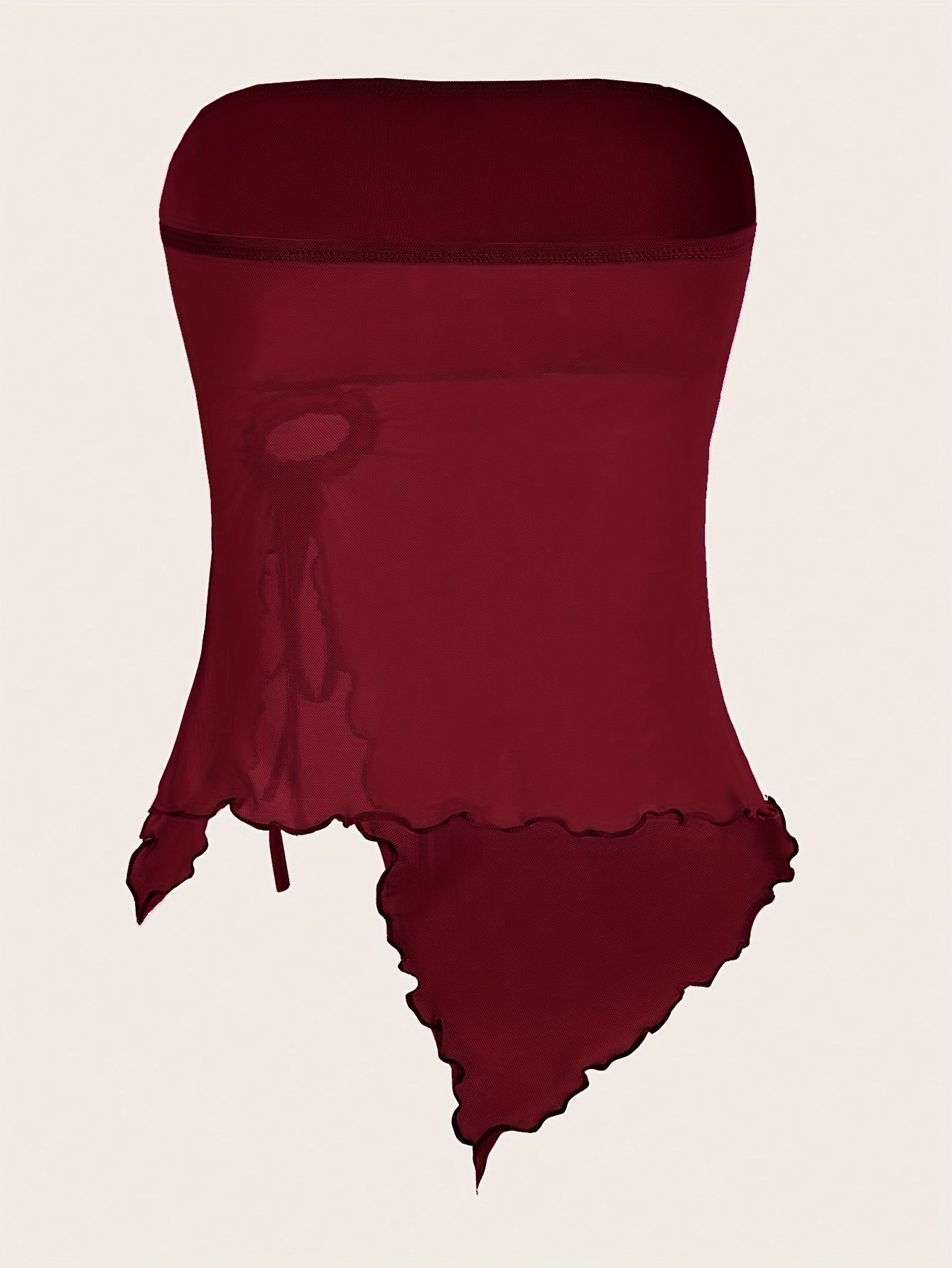 Y2K Strapless Ruched Top - Image 2