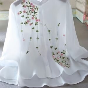 Fashionable Embroidered Shirt
