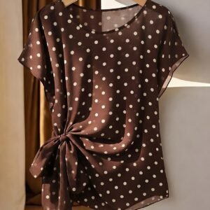 Elegant Polka Dot Women's Blouse